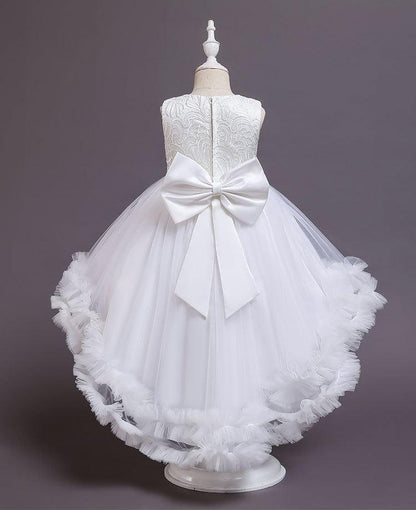 Girls Embroidered Princess Puffy Birthday Dress