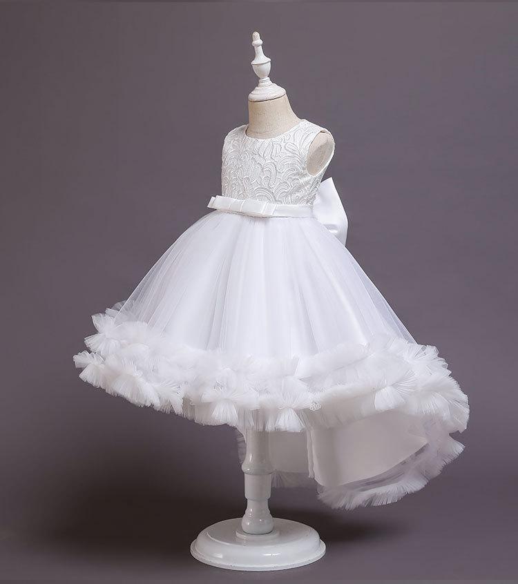 Girls Embroidered Princess Puffy Birthday Dress