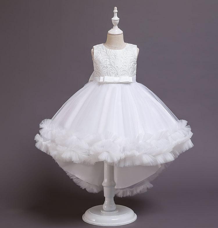 Girls Embroidered Princess Puffy Birthday Dress
