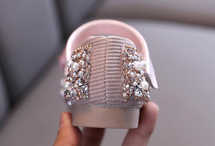 Girl's Bowknot  Sequins Dance Shoes