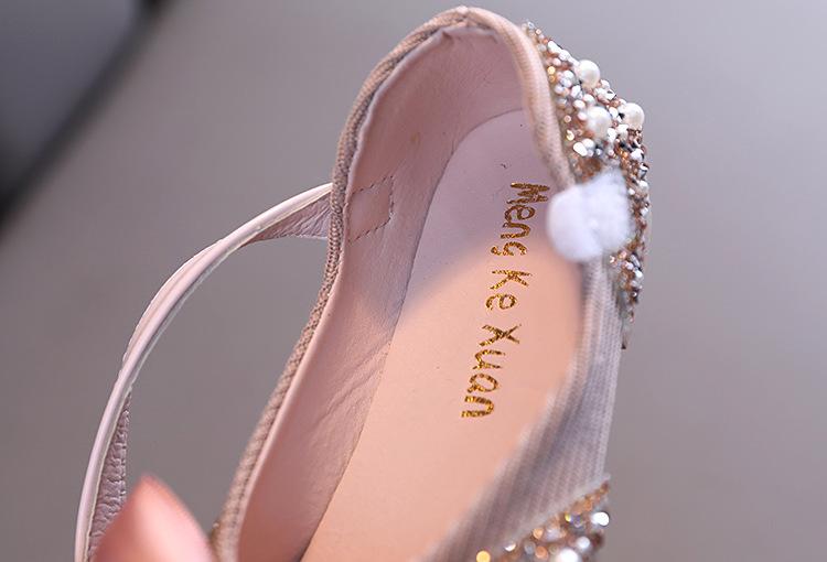 Girl's Bowknot  Sequins Dance Shoes