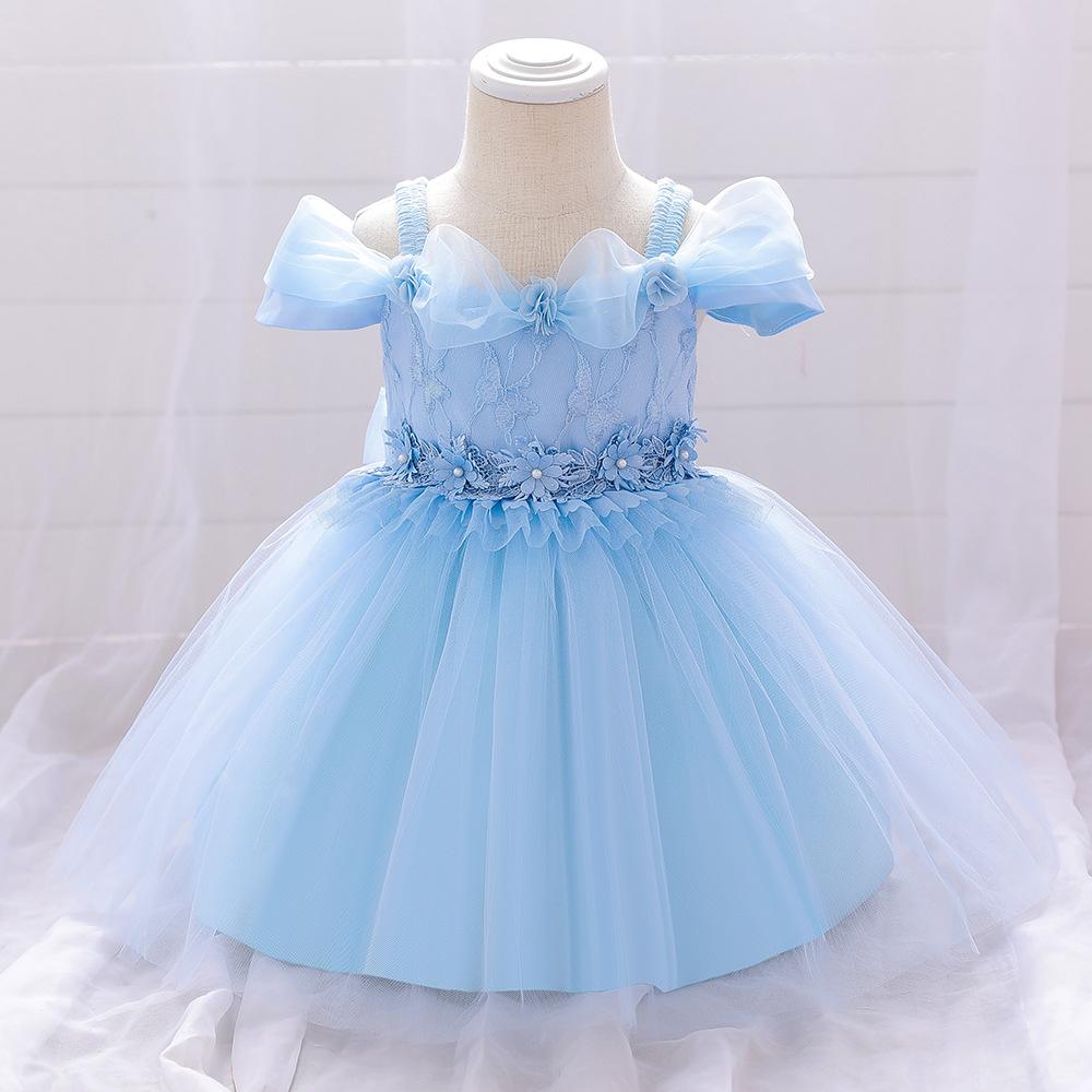 New Fashion Flower Girl Party Birthday Princess Dress