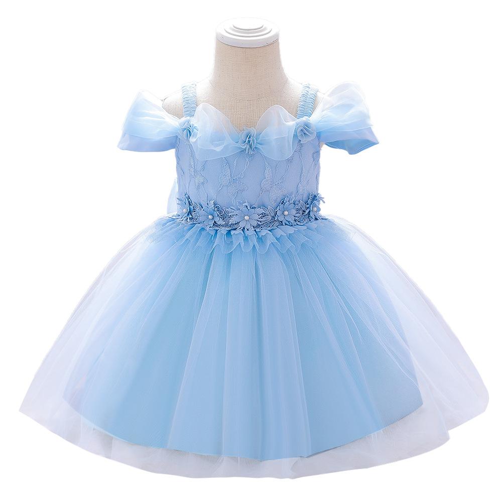 New Fashion Flower Girl Party Birthday Princess Dress