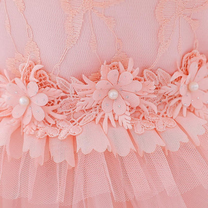 New Fashion Flower Girl Party Birthday Princess Dress