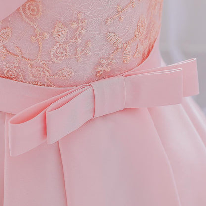 Elegant Girl's Butterfly Bow Fluffy Princess Dress