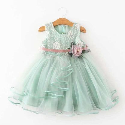 Cute Baby Girls Flowers  Dress