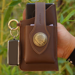 Handmade Magnetic Clasp Phone bag Waist Bag