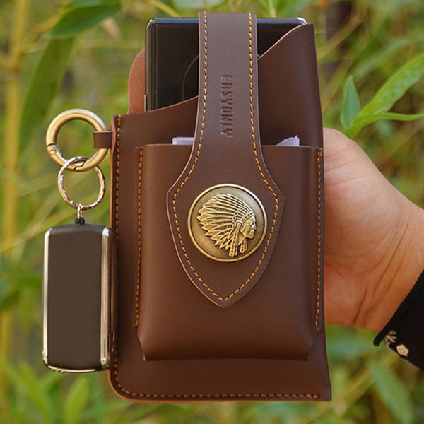 Handmade Magnetic Clasp Phone bag Waist Bag