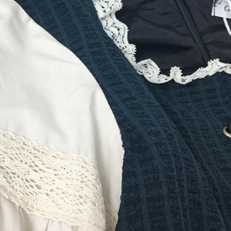 Vintage French Court Lace Dress