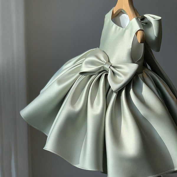 Elegant Bow Birthday Dress