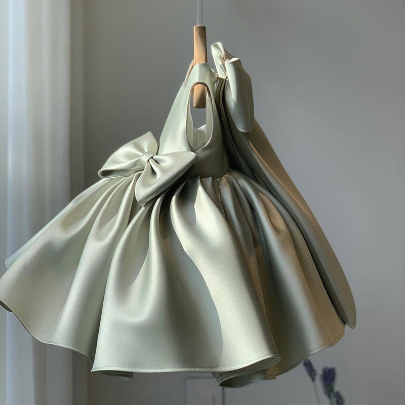 Elegant Bow Birthday Dress