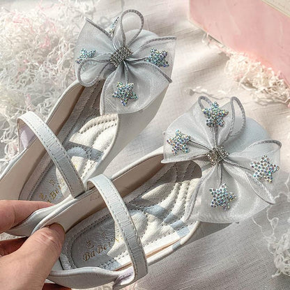 Girls's Bow Lace Shoes