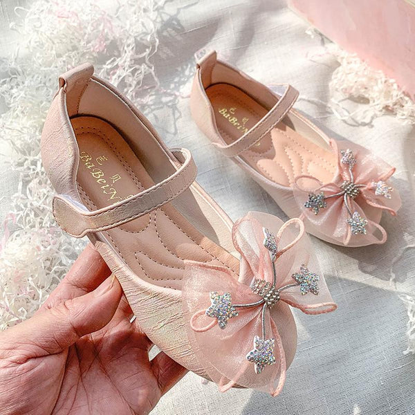 Girls's Bow Lace Shoes