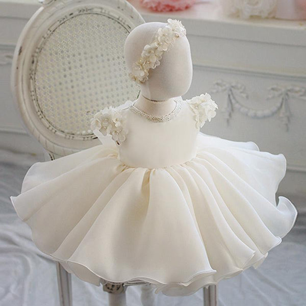 Lovely Baby Girls Lace Flowers Princess Dress