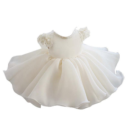 Lovely Baby Girls Lace Flowers Princess Dress