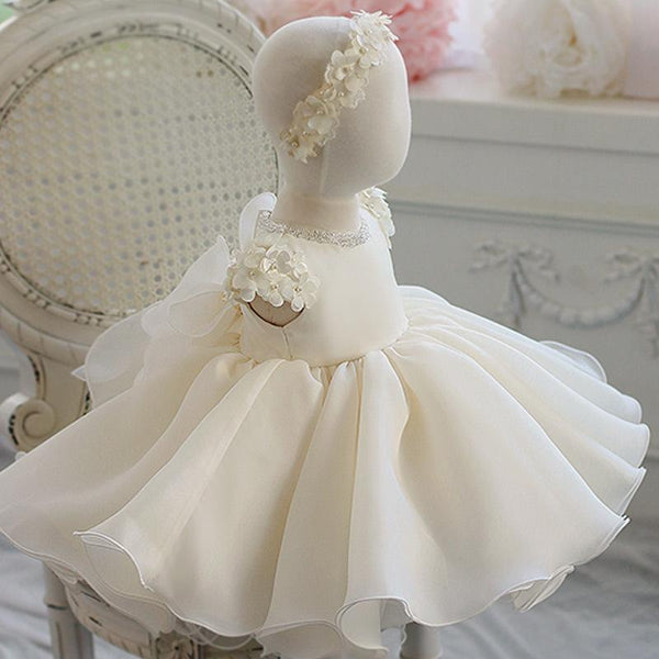 Lovely Baby Girls Lace Flowers Princess Dress