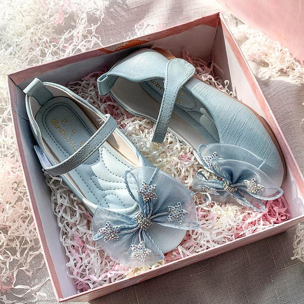 Girls's Bow Lace Shoes