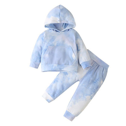 Children's Tie-dye Two-piece Suit