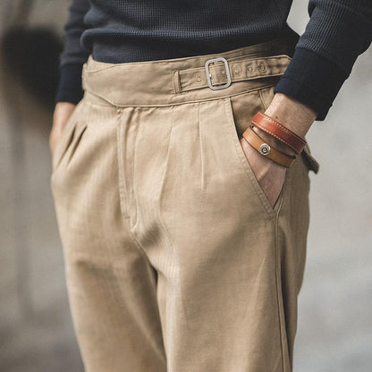 Vintage Gurkha Cargo Work Khaki Pants
