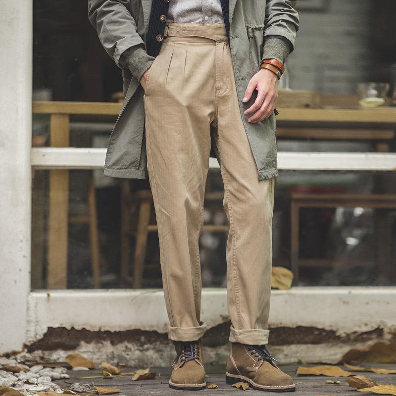 Vintage Gurkha Cargo Work Khaki Pants