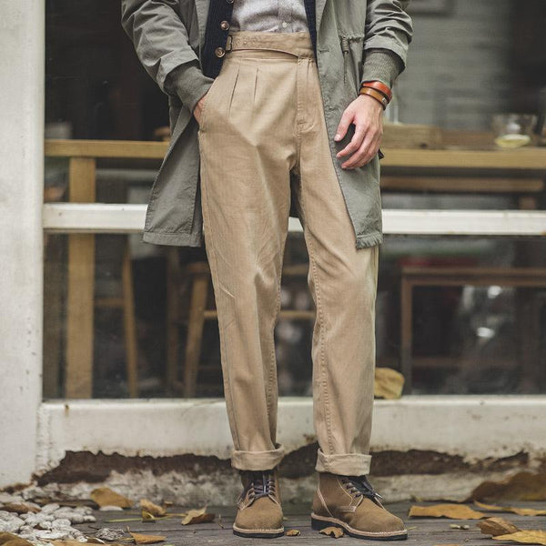 Vintage Gurkha Cargo Work Khaki Pants