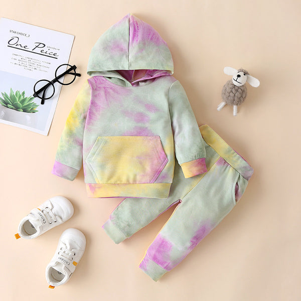 Children's Tie-dye Two-piece Suit