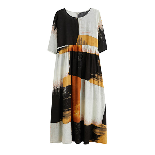 Ethnic Style Loose Dress