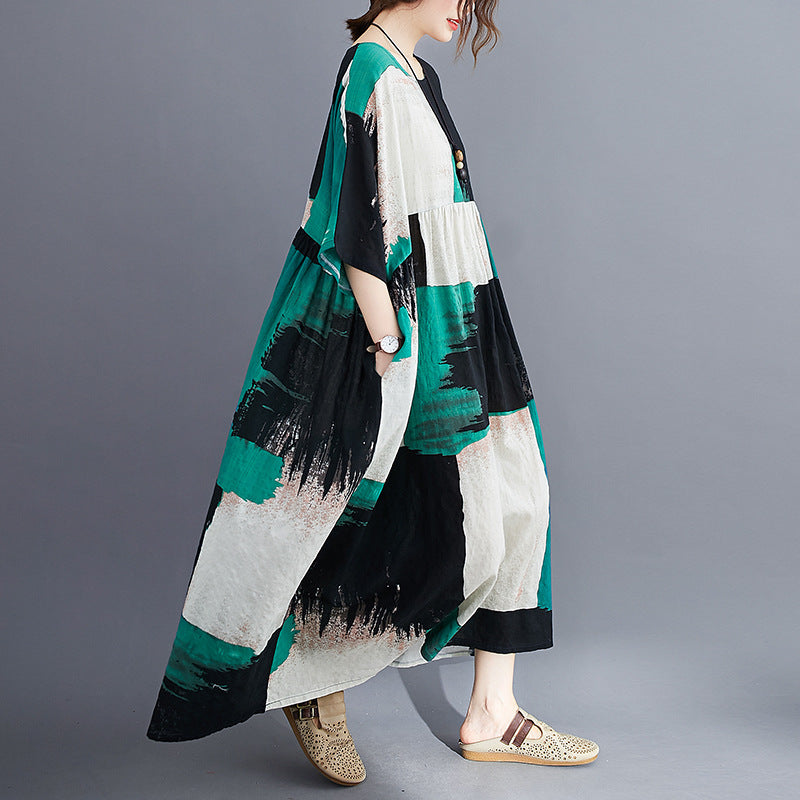 Ethnic Style Loose Dress