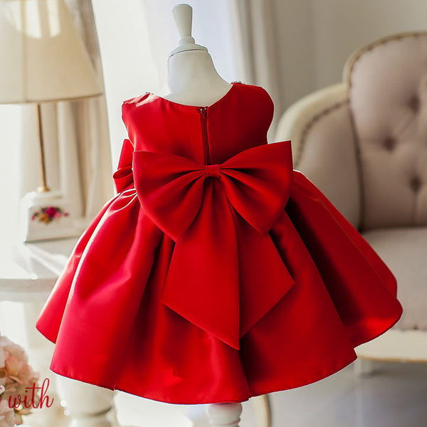 Bowknot Girl Princess Dress