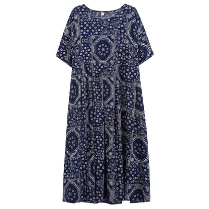 Ethnic Style Loose Dress