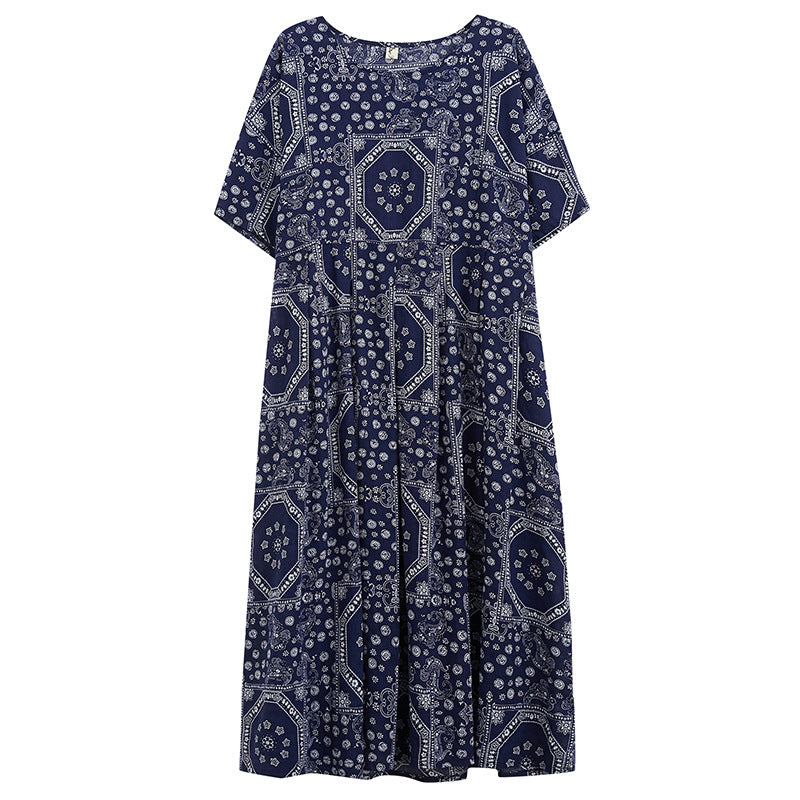 Ethnic Style Loose Dress