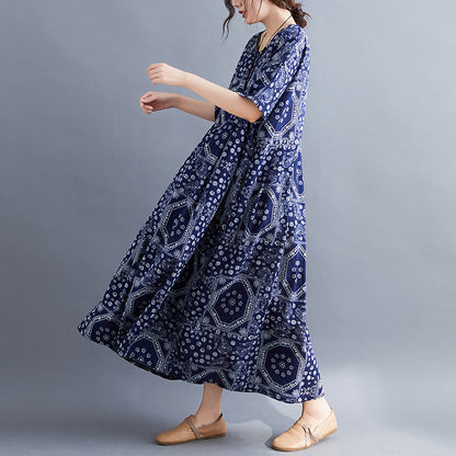 Ethnic Style Loose Dress
