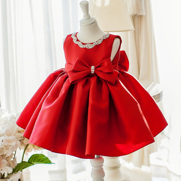 Bowknot Girl Princess Dress
