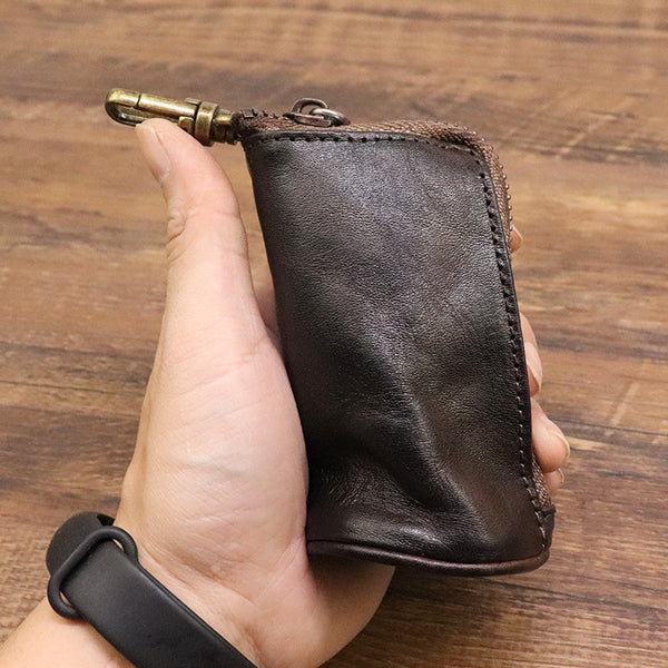 Large-capacity Waist Leather Key Bag