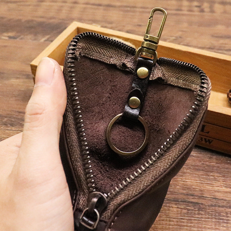 Large-capacity Waist Leather Key Bag