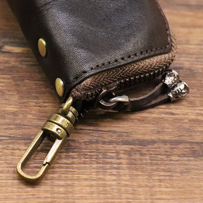 Large-capacity Waist Leather Key Bag