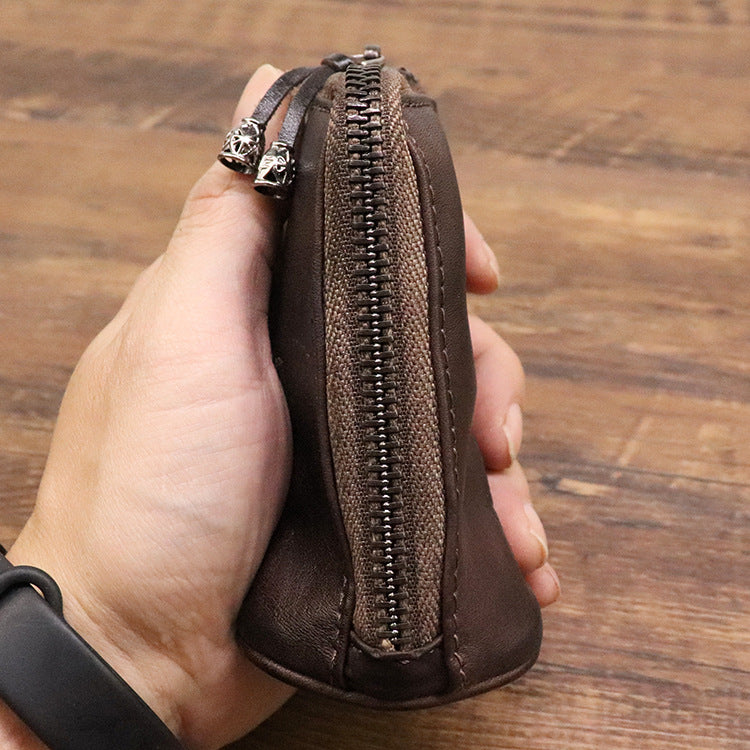 Large-capacity Waist Leather Key Bag