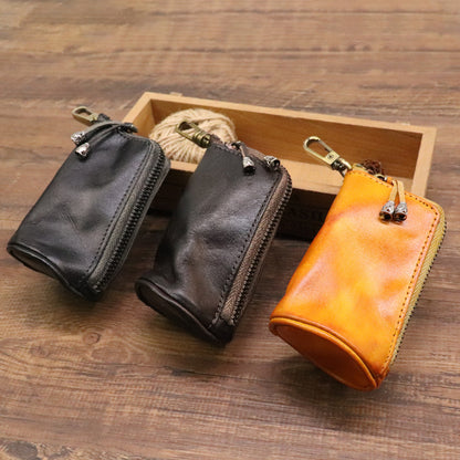 Large-capacity Waist Leather Key Bag