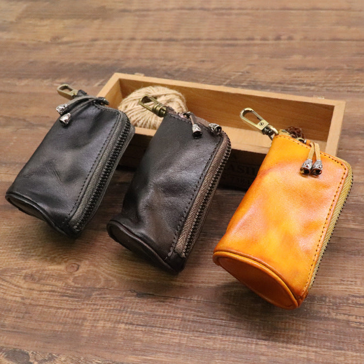 Large-capacity Waist Leather Key Bag