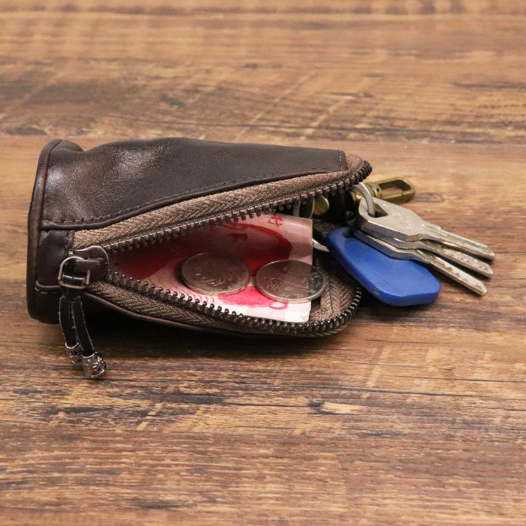 Large-capacity Waist Leather Key Bag