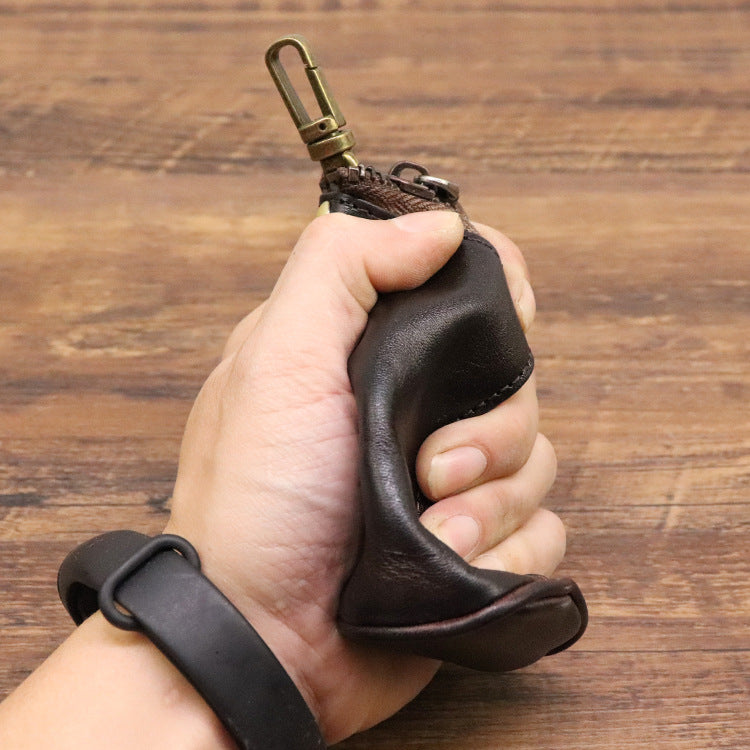 Large-capacity Waist Leather Key Bag
