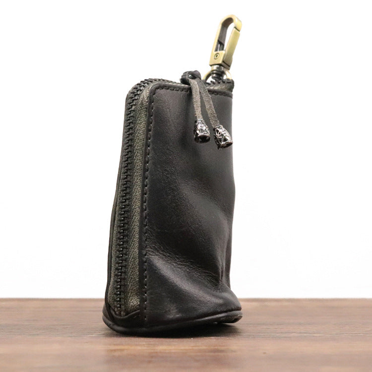 Large-capacity Waist Leather Key Bag