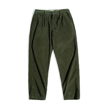 Winter Retro Plus Velvet Corduroy Pants