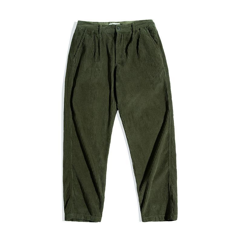 Winter Retro Plus Velvet Corduroy Pants