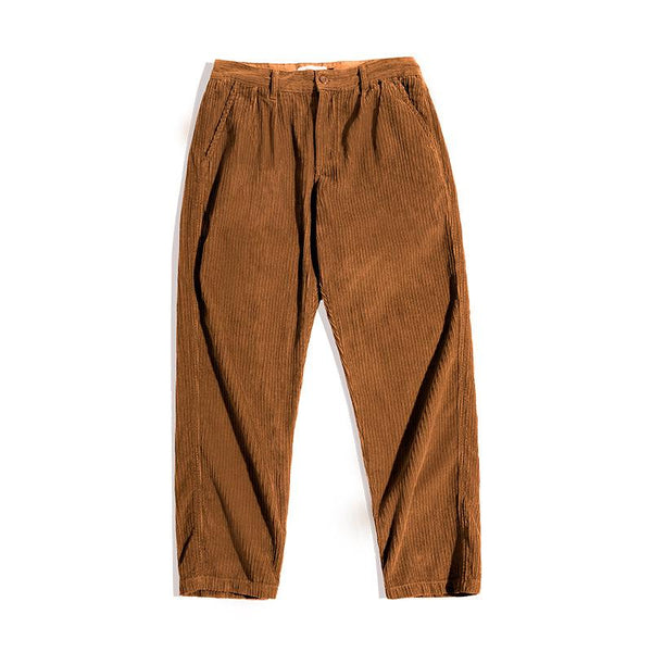 Winter Retro Plus Velvet Corduroy Pants