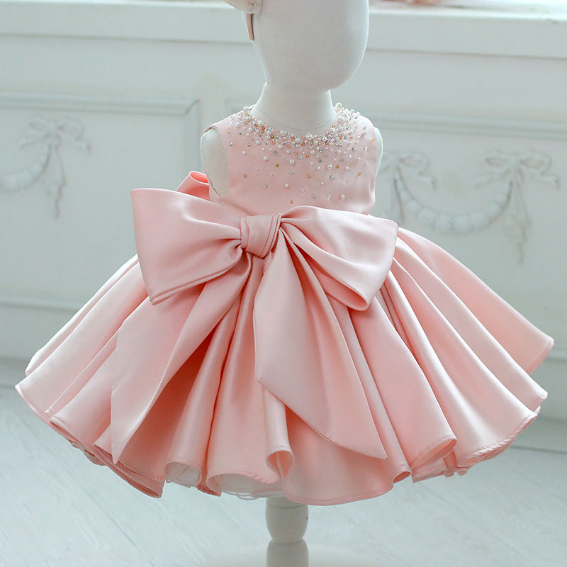 Elegant Baby Flower Girl Fluffy Dress