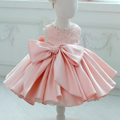 Elegant Baby Flower Girl Fluffy Dress