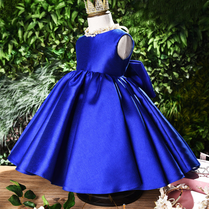 Retro Elegant Girls Puffy Princess Dress