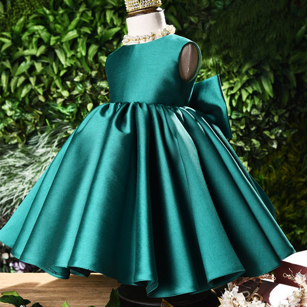 Retro Elegant Girls Puffy Princess Dress
