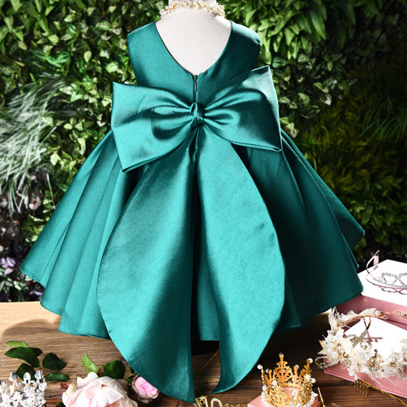 Retro Elegant Girls Puffy Princess Dress